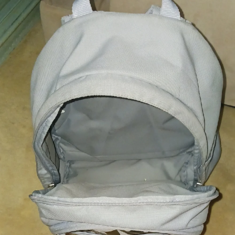 Nike Light Gray Backpack with Black Logo - Picture 6 of 10